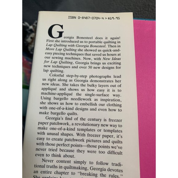 New Ideas for Lap Quilting Book By Georgia Bonesteel - Picture 4 of 4